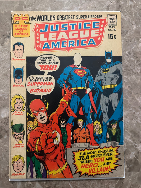 Justice League of America #89 VG 4.0 (1970 DC)