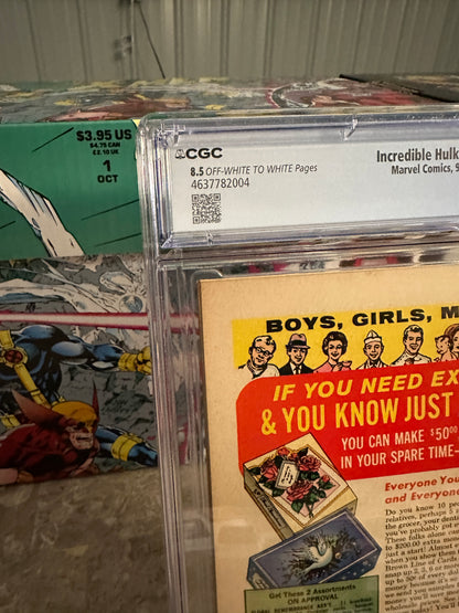 Incredible Hulk #107 CGC 8.5 (1968 Marvel) - Brand New Case