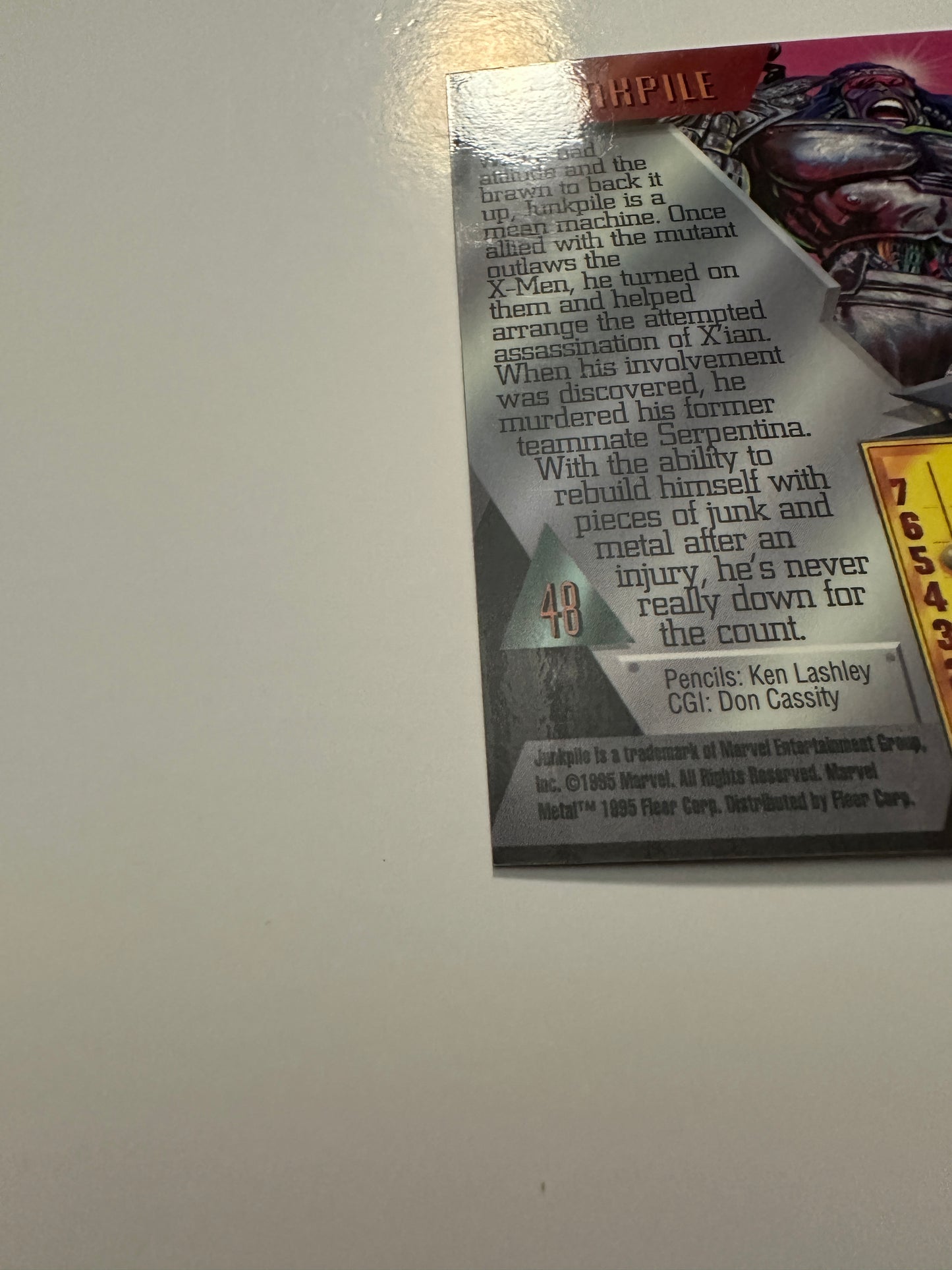 Junkpile #48 (1995 Marvel Metal) - High grade