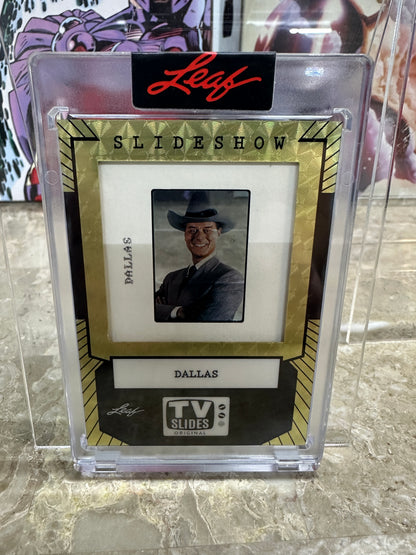 2026 Leaf Slideshow DALLAS 1/1 Gold Super Prismatic 1997 Warner Bros SLIDE