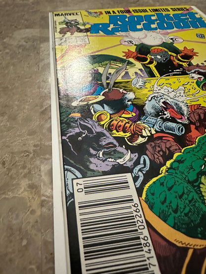 Rocket Raccoon #1-4 Full Set High Grade Newsstand (1985 Marvel Comics)