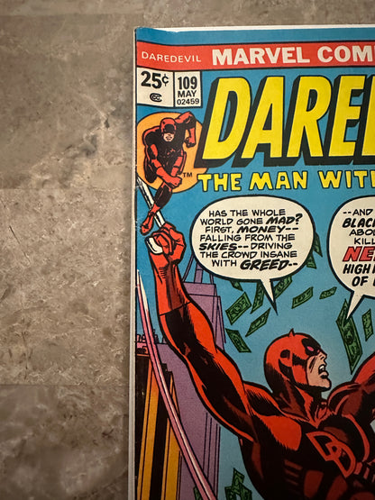 Daredevil #109 FN+ 6.5 (1974 Marvel)