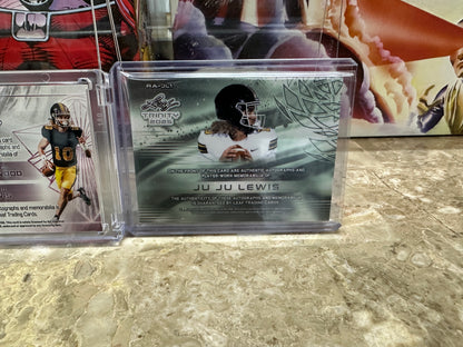 Underwood Juju Lewis Dual RPA + Juju RPA Lot 2025 Leaf Trinity RC