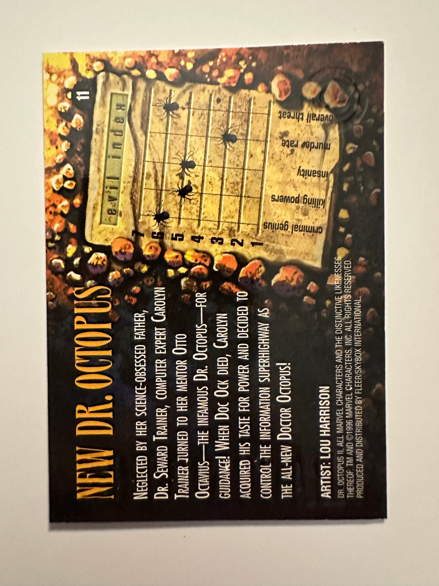 New Doctor Octopus #11 (1996 Marvel Fleer Spider-Man Premium) - High grade