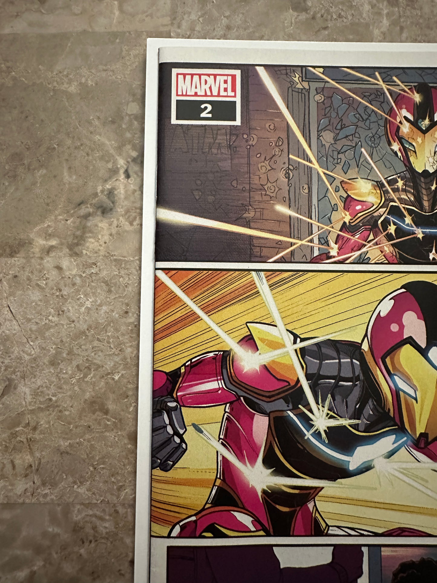 Ironheart #2 2nd Printing NM 9.4-9.6 (Marvel 2019) - Vecchio Cover, Low Pop