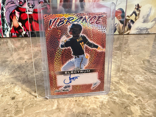 Jesus Made 2026 Leaf Electrum Baseball Vibrance Auto Bronze /15
