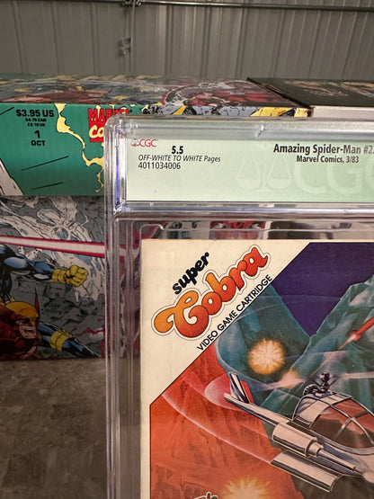 Amazing Spider-Man #238 Newsstand CGC 5.5 Qualified No Tattooz (1983 Marvel)