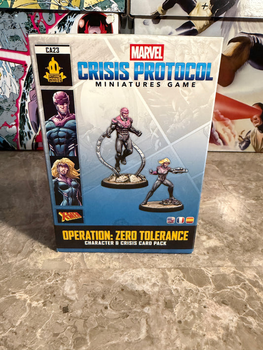 🤖 Marvel: Crisis Protocol – Operation: Zero Tolerance Character & Crisis Card Pack