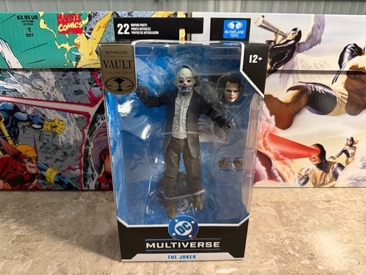 DC Multiverse McFarlane Vault Collection Joker (Dark Knight Bank Robber) Figure