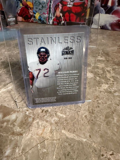 2026 Leaf Metal William Perry Stainless Auto Black Crystal Gold Super Prismatic 1/1 Lot