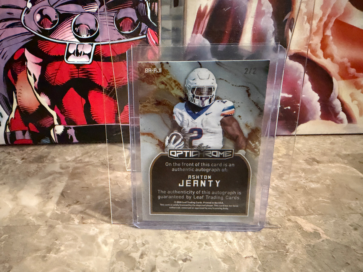 2026 Leaf Optichrome Ashton Jeanty Auto Black Shimmer /2