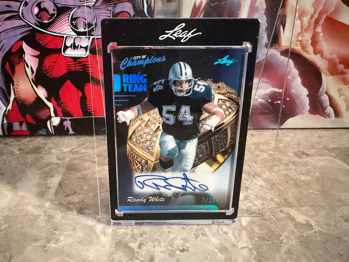 Randy White 2026 Leaf City of Champions Ring Team Auto Platinum /10