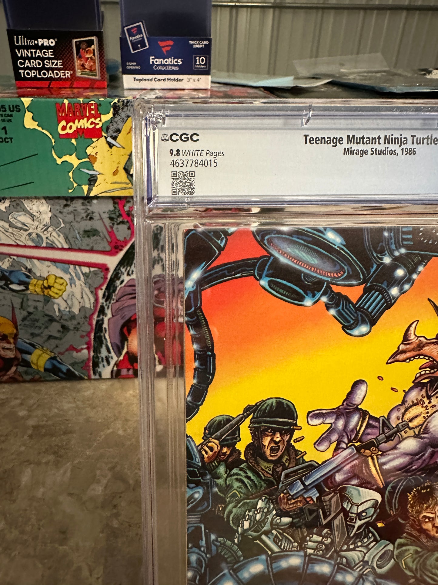 Teenage Mutant Ninja Turtles #7 CGC 9.8 WP (1986 Mirage) - New Case