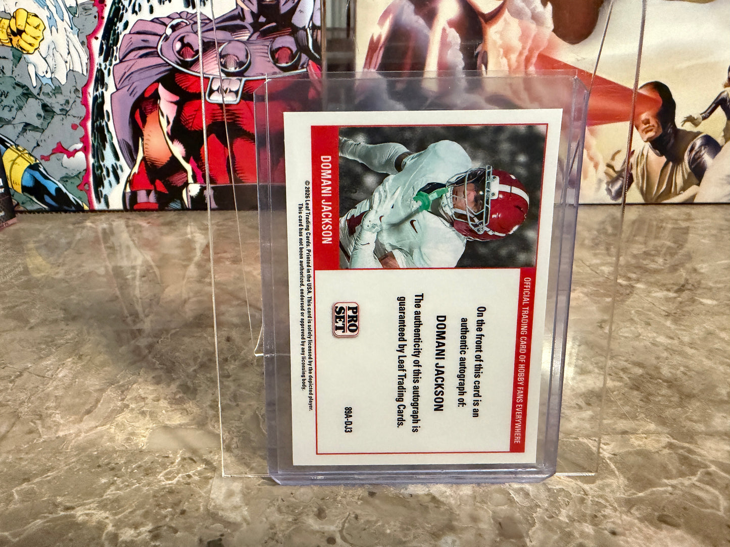 2026 Leaf Pro Set Metal Domani Jackson 1989 Auto Orange /4
