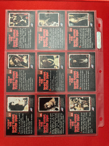 1995 Rocky Horror Picture Show Trading Card Set (90 cards)