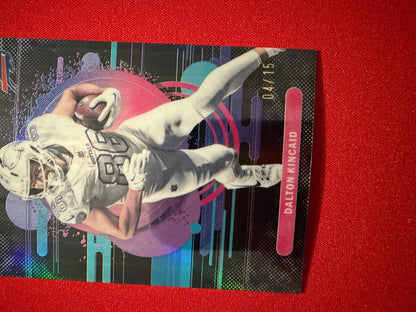 Dalton Kincaid 2025 Topps Finest Football Base Uncommon Black /15 #179