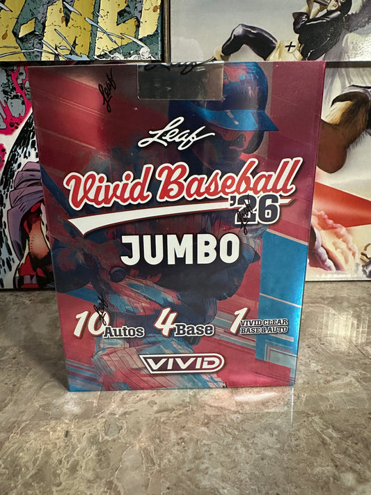 2026 Leaf Vivid Baseball Jumbo Hobby Box