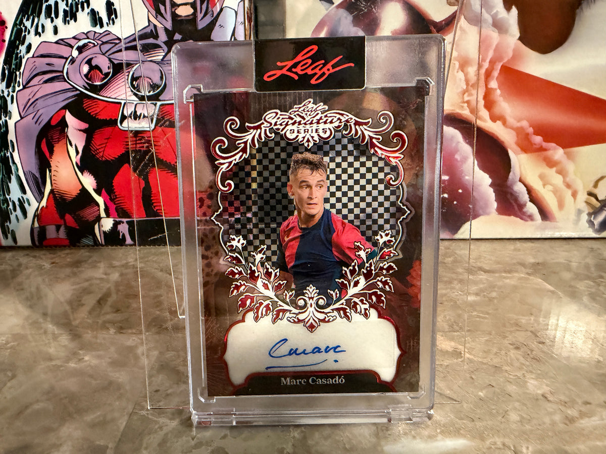 Marc Casado 2026 Leaf Signature Series Base PETG Clear Auto Red 1/1