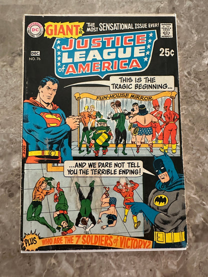 Justice League of America #76 G/VG 3.0 (DC Comics 1969)
