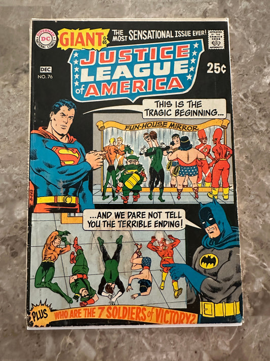 Justice League of America #76 G/VG 3.0 (DC Comics 1969)