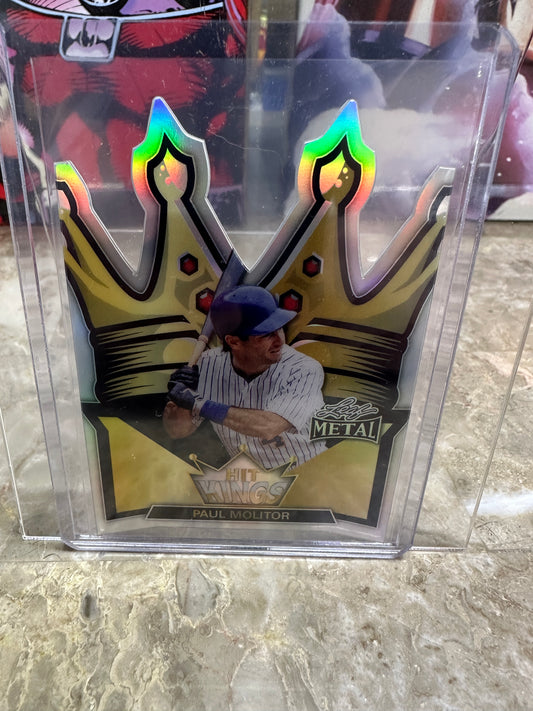 2026 Leaf Metal Paul Molitor HIT KINGS 1/1 Die-Cut - Brewers HOF - HB-33