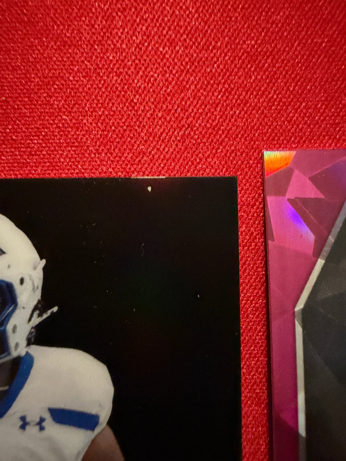 Amar Johnson Leaf Metal Optichrome Auto 1/1 Lot Super Gold Back Cracked Ice
