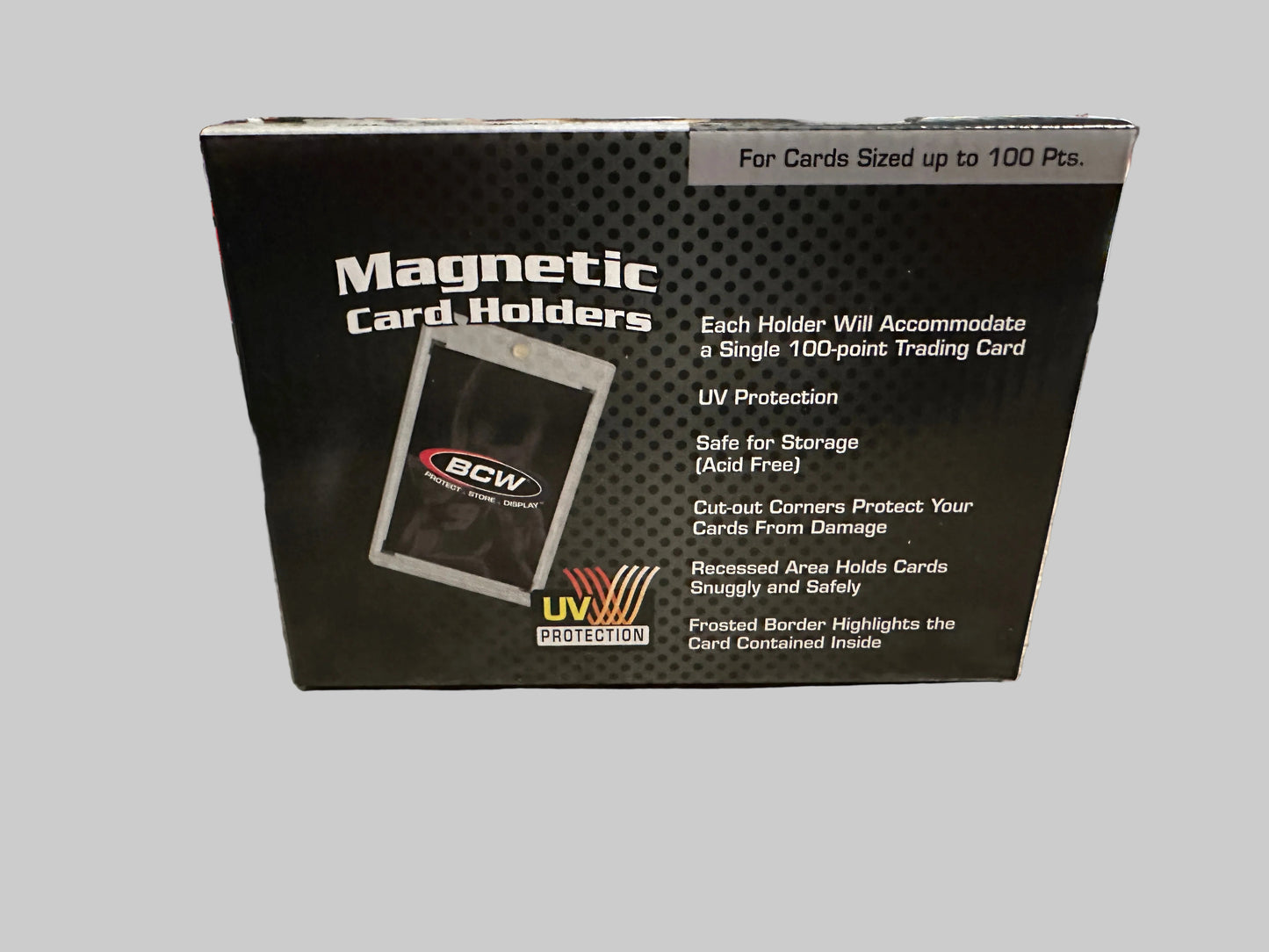 BCW 100pt Magnetic Card Holder Box (16 Holders)