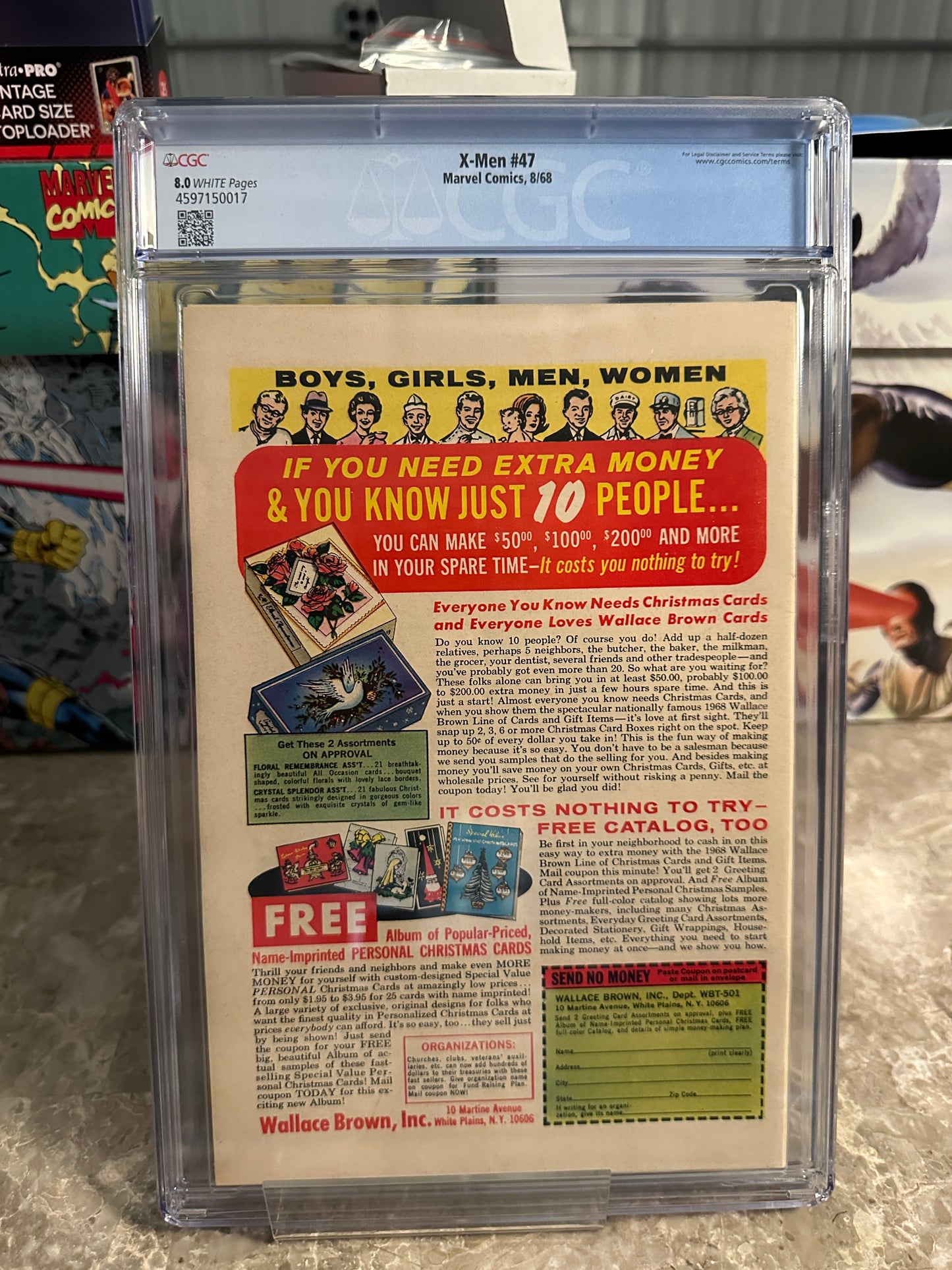 X-Men #47 CGC 8.0 (Marvel 1968)