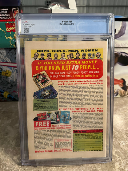 X-Men #47 CGC 8.0 (Marvel 1968)