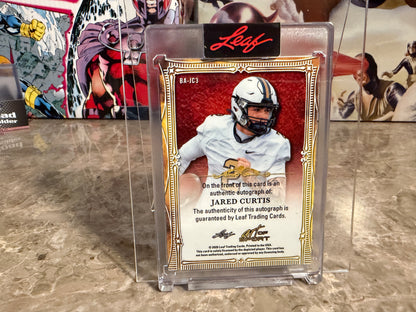 2026 Leaf Art of Sport Jared Curtis Base Auto Bronze 35/35 Bookend