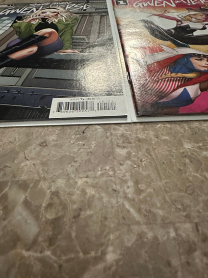 Spider-Gwen: Gwenverse #1-5 Full Set High Grade (2022) - 2 #1s