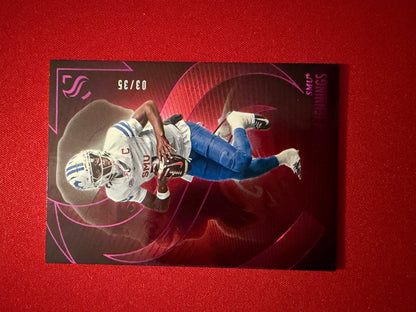 Kevin Jennings 2025 Panini Silhouette Football Base Pink /35 #84