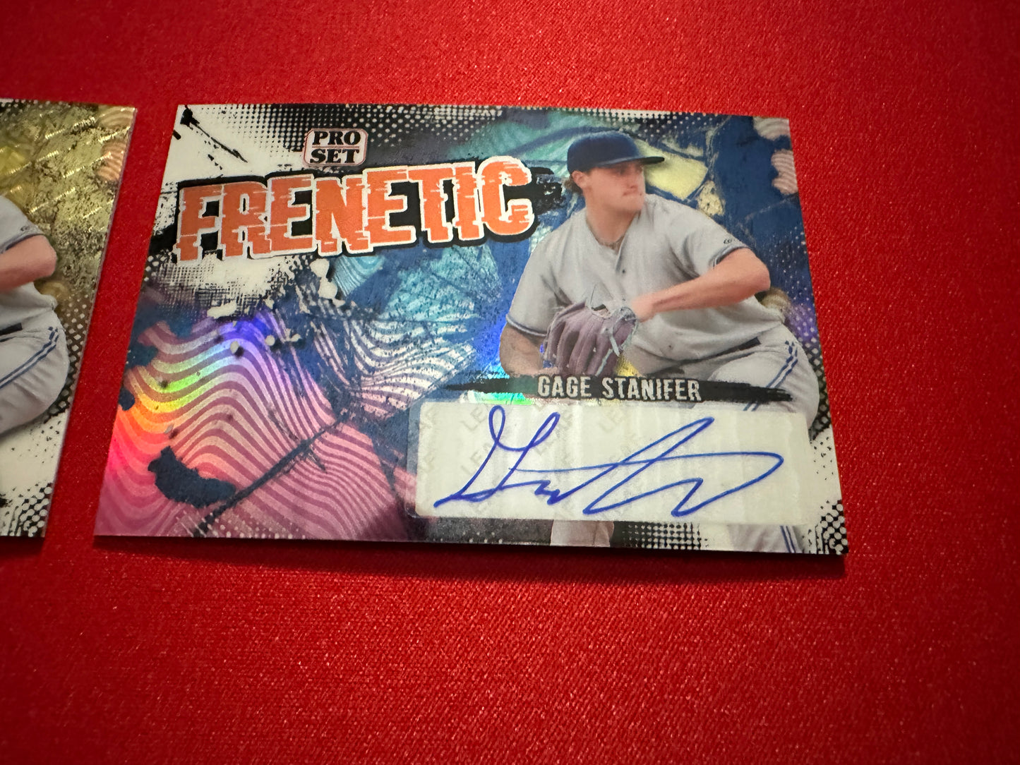 Gage Stanifer 2026 Leaf Pro Set Frenetic 1/1 Super Gold & Blue AUTO /10 LOT