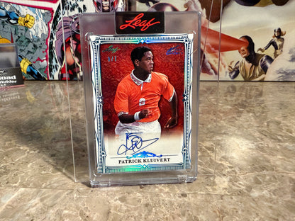 Patrick Kluivert 2026 Leaf Art of Sport Base Auto Platinum 1/7