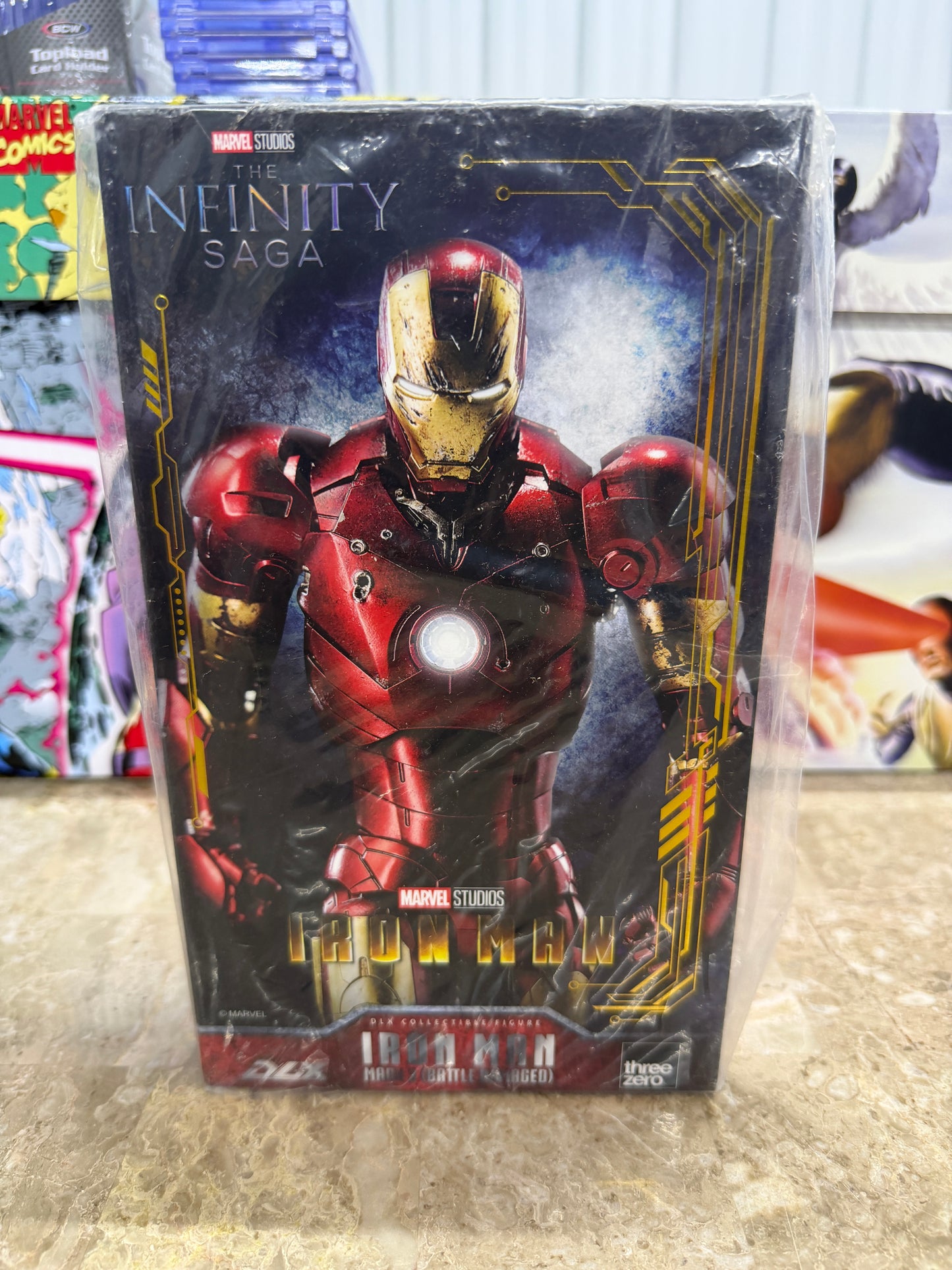 Marvel Infinity Saga Iron Man Mark 3 (Battle Damaged) DLX Figure