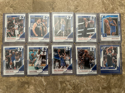 2024 Panini Donruss Basketball Dallas Mavericks Team Set (10 cards)