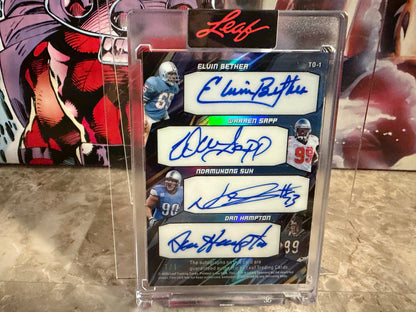 Aaron Donald Sapp Suh Page Lily 2026 Leaf Signature Series Ocho 8-Auto 1/1