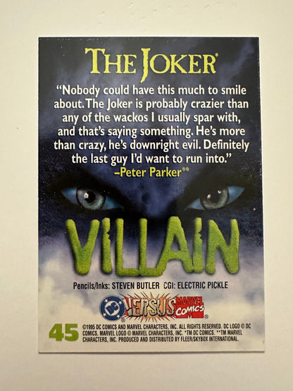 The Joker #45 (1995 Fleer DC vs. Marvel) - High grade