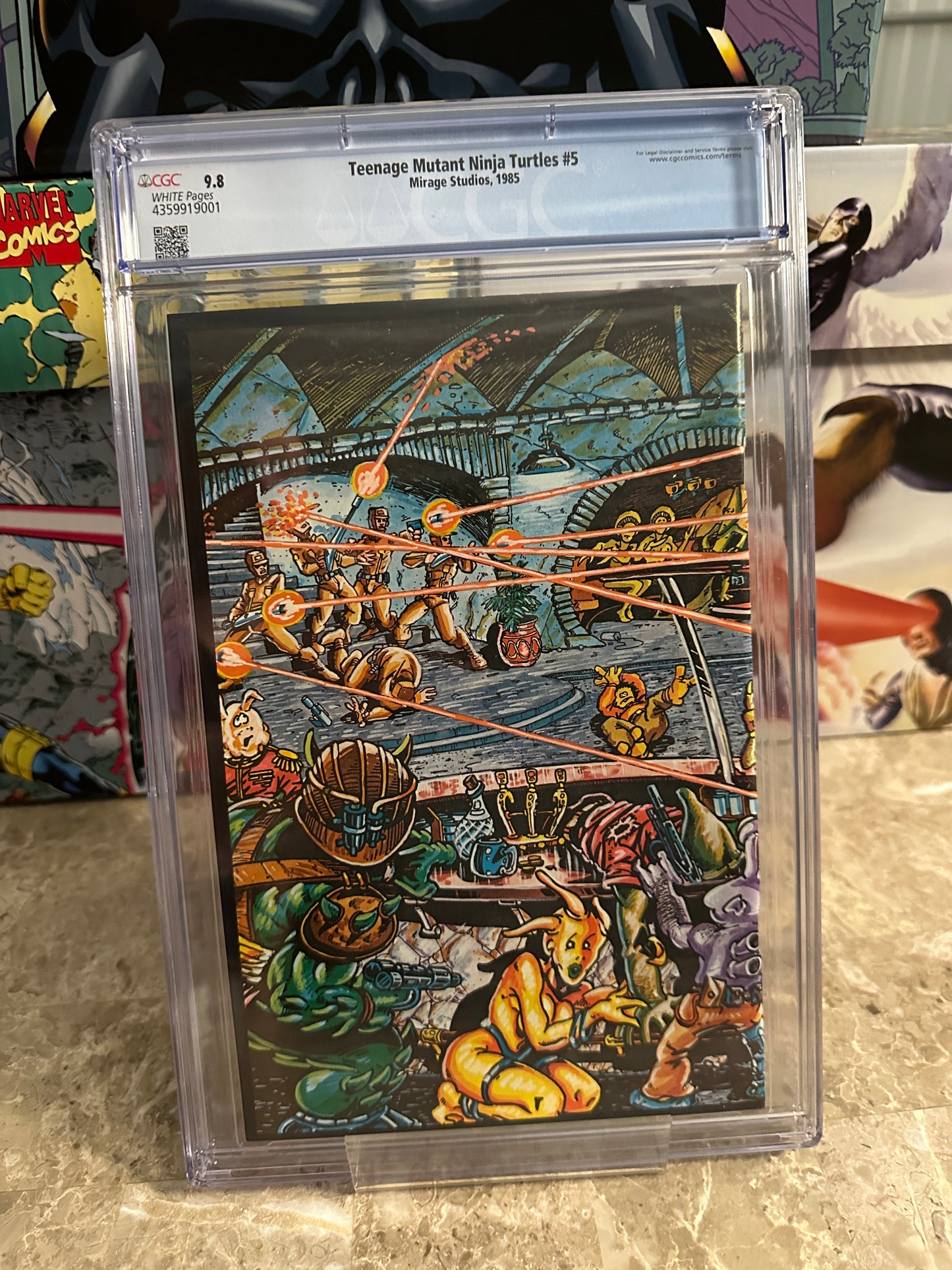 Teenage Mutant Ninja Turtles #5 CGC 9.8 WP (1985 Mirage)