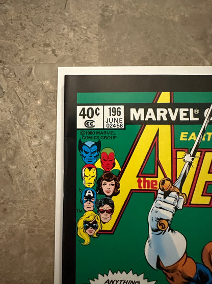 Avengers #196 FN+ 6.5 Marvel Legends Reprint (Marvel Comics 1980)