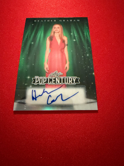 Heather Graham 2026 Leaf Pop Century Base Green Prismatic 2/3