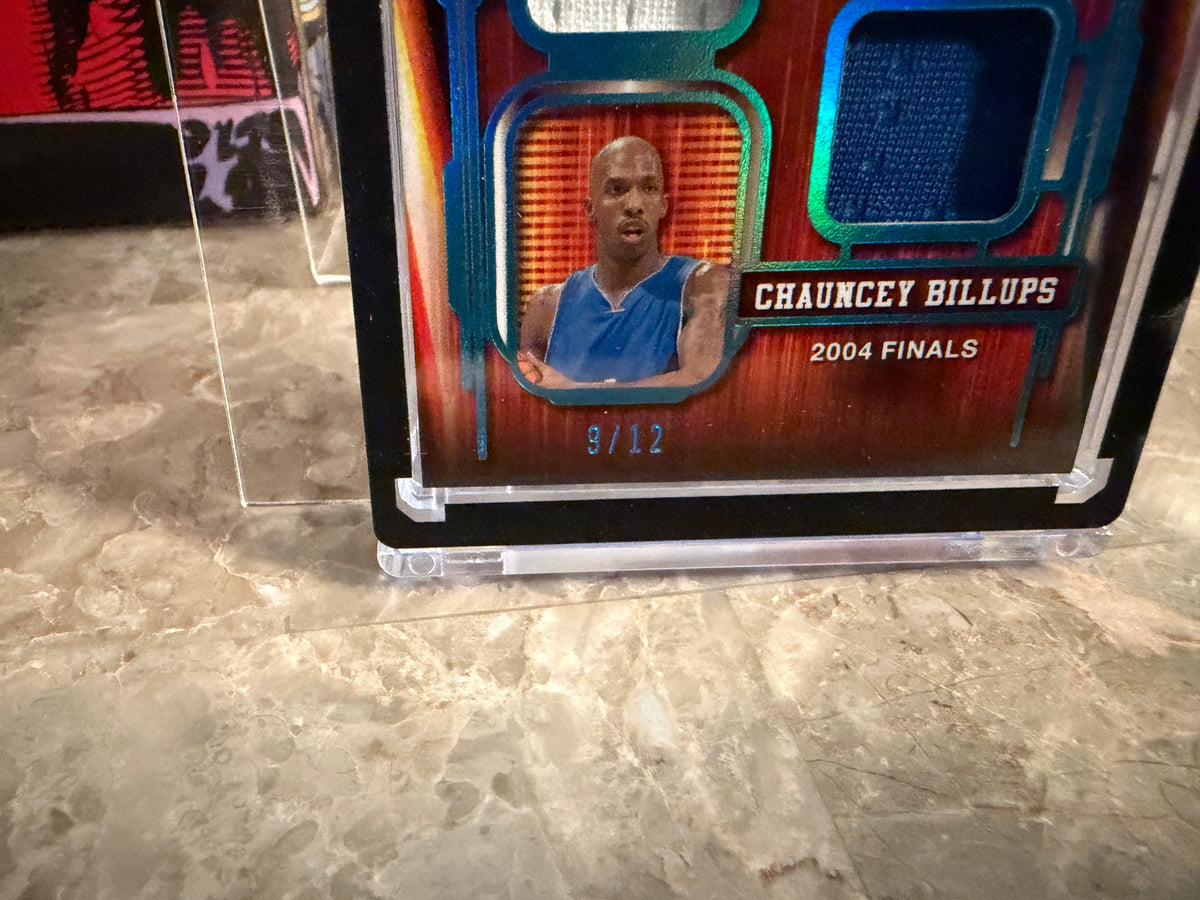 Chauncey Billups Dumars 2026 Leaf City of Champions MVPs Dual Game-Used /12