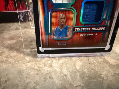 Chauncey Billups Dumars 2026 Leaf City of Champions MVPs Dual Game-Used /12