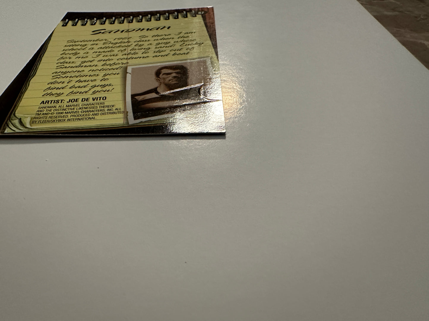 Sandman #67 (1996 Marvel Fleer Spider-Man Premium) - High grade