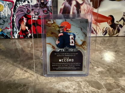 2026 Leaf Optichrome Kyle McCord Pink Crystal Auto 4/6 Syracuse