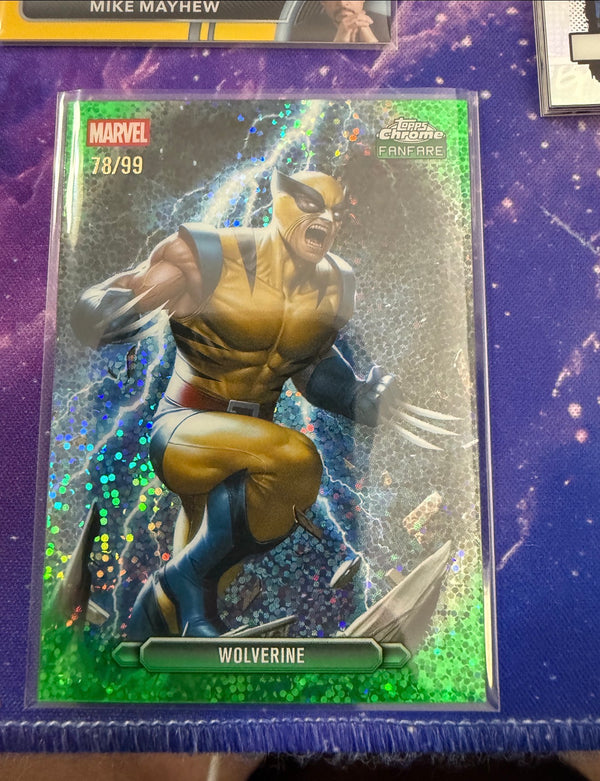 (2026/07/05) 2026 Topps Chrome Marvel Fanfare Wolverine /99