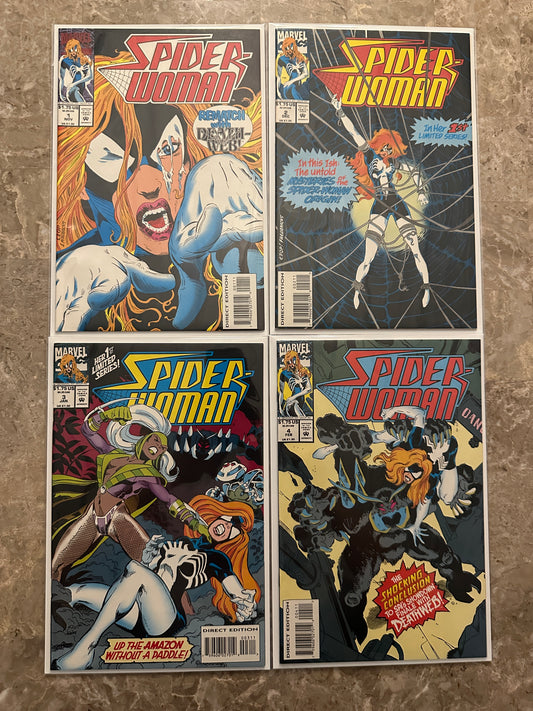Spider-Woman #1-4 Full Set High Grade (1994 Marvel)