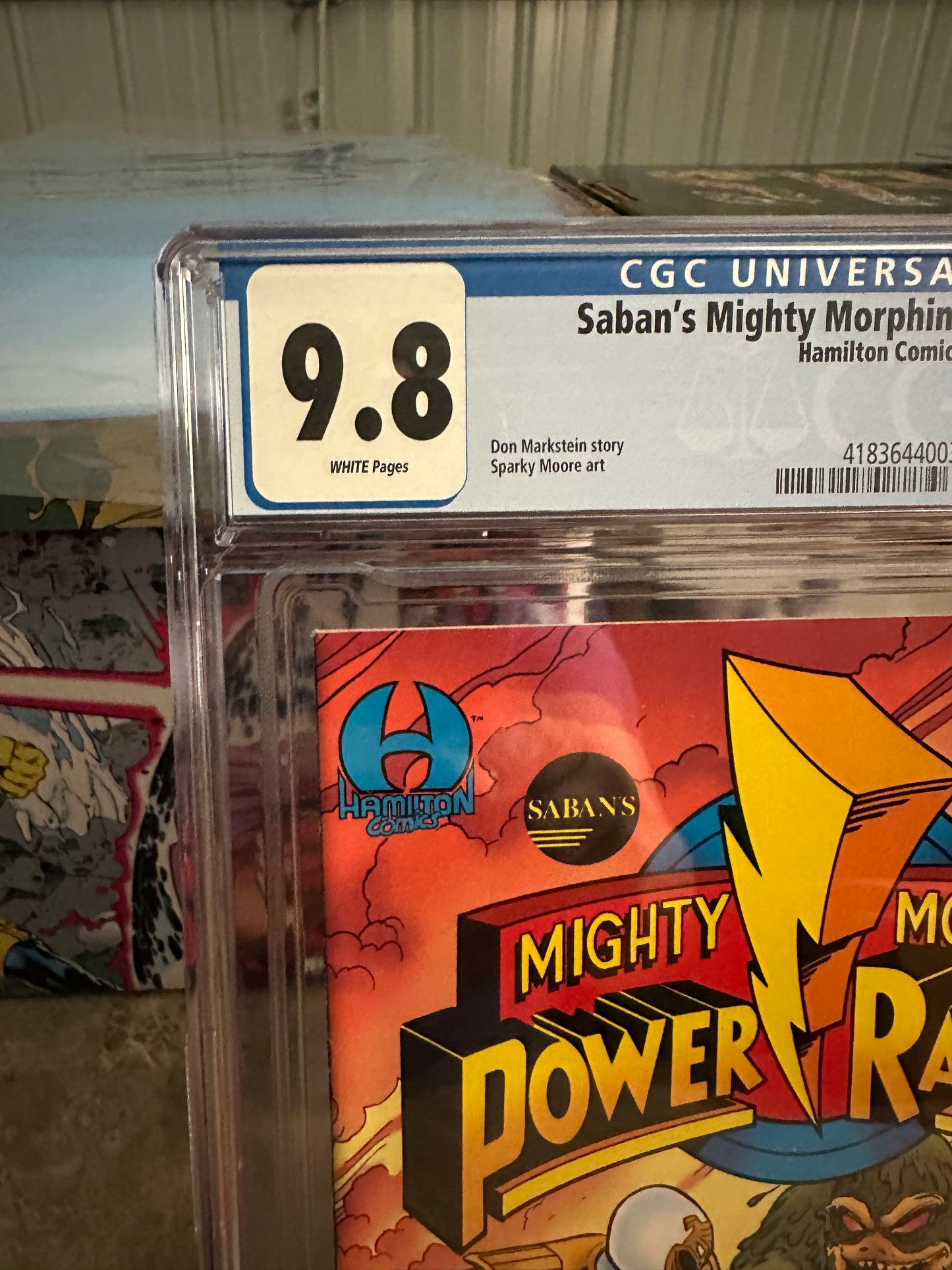 Saban's Mighty Morphin Power Rangers #4 CGC 9.8 WP (1995 Hamilton Comics)