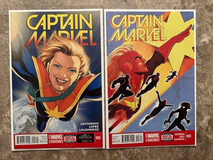 Captain Marvel #1-15 Full Set High Grade (Marvel 2014)