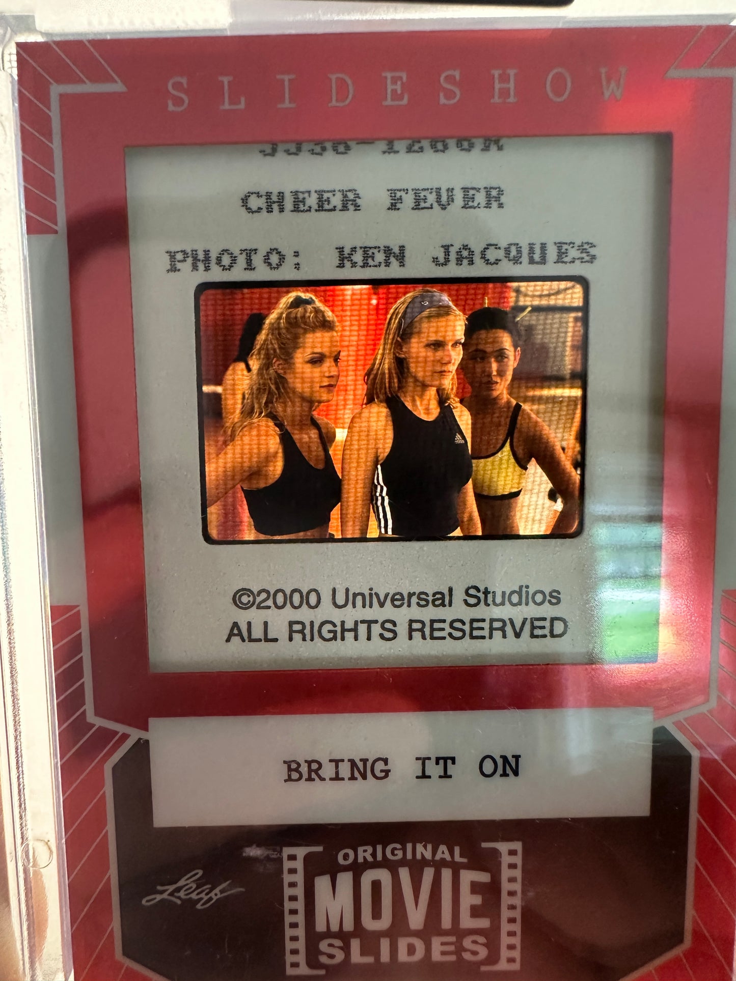 2026 Leaf Slideshow BRING IT ON 2-Slide Lot KIRSTEN DUNST Swing & Squad PROMO